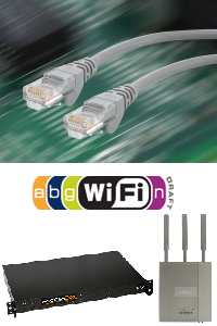   Fibre  ftth  wifi  hotspot  1Gb Connexion internet temporaire pour évenements AVEC plateforme Guest Access HotSpot 200 users + 4 bornes XL